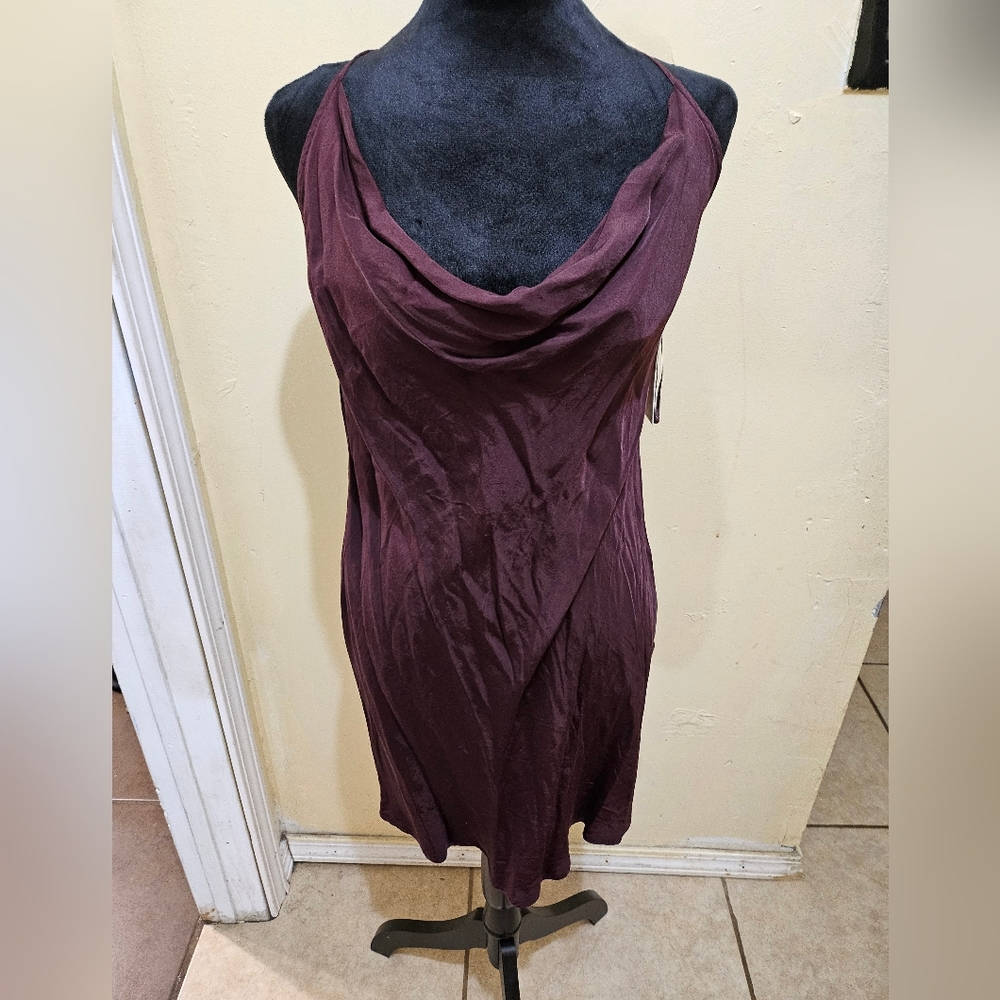 H&M Bohemian Mini Satin Finish Dress